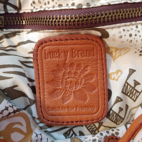 Lucky Brand Suede Shoulder Bag - Picture 4 of 14